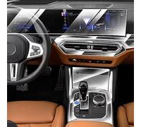 LKNHLJ Anti-Scratch Car Interior Center Console Media Dashboard Navigation TPU Protector Film,for BMW I3 I4 2022-2024 Sticker