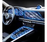 LKNHLJ Car Gearbox Film Dashboard Panel Protective Film TPU Car Center Control Navigation Screen Protective Film,for Porsche Carrera 911 2019-2022