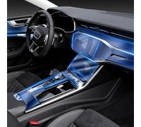 LKNHLJ Car Interior Film Central Console Gear Dashboard Panel Navigation Screen TPU Transparent Protective Film,For Audi S7 RS7 2020-2023