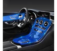 LKNHLJ Car Interior Film Central Console Gear Dashboard Panel Navigation Screen TPU Transparent Protective Film,For Mercedes-Benz GLC W203 2020-2023