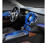 LKNHLJ Car Interior Film Dashboard Panel Central Console Gear Navigation Screen TPU Transparent Protective Film，for Volvo XC90 2015-2021