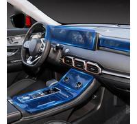 LKNHLJ Car Navigation GPS Screen Protector Invisible Transparent Film TPU Interior Film，For Jetour X70 PLUS 2021-2023