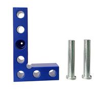 Lkonwee Small Square and Center Finder, Versatile Woodworking Tool with 11/32" Center Marking Hole, Woodworking Center Scribe Square Center Scribe, Marking Center Finder