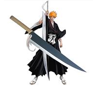 LKP Kurosaki Ichigo Zangetsu Sword PU Rubber BLEACH Katana 108cm Replica Weapon Cosplay Anime Fans Dress Up Blade Knife Prop