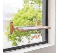 LKPMGOA Cat Wall Shelves, Corner Climbing Shelf Perches, Kitty Shelf, Suction Cup Support, Load-bearing 20kg(65 * 23cm)
