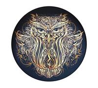 LKPOMI Owl's Soul Shaman Drum Hand Made Frame Drum Shamanic Drum Siberian Drum with Drumstick Tree of Life Sound Healing Tool For Spiritual Music, Reflection Meditation(Owl's Soul)