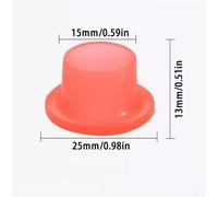 Lkq-Flat Washer Faucet Leak-proof Sealing Gasket Rubber Pipe Hose Sealing Washer Silicone Gasket Seal For Plumbing Plug Prevent Leakage, firmly and durable(Red,100Pcs)