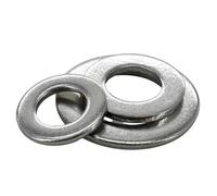 Lkq-Flat Washer M1.6 M2 M2.5 M3 M4 M5 M6 M8 M10-M22 304 Stainless Steel Large Flat Washer Big Metal Gasket Meson Plain Washers, firmly and durable(M4x12x1.2 (20pcs))