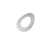 Lkq-Flat Washer M3-M20 304 Stainless Steel Wave Spring Washer, firmly and durable(M5 (50Pcs))