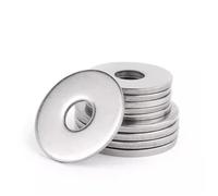 Lkq-Flat Washer M4 M5 304 Stainless Steel Extra Large Big Size Thick Flat Washers Oversize Plain Gaskets, firmly and durable(M4x7x0.8 200pcs)