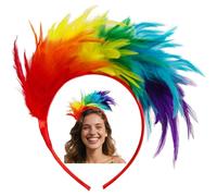 LKQBBSZ 1920s Vintage Mardi Gras Headbands for Mardi Gras Parade, Carnival Party, Saint Patricks Party