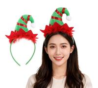 LKQBBSZ Christmas Elf Santa Headband Hat Elf Headband for Women Christmas Party Favors