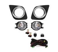 LKRGBXA Car Fog Lights Fog Light For Toyota For RAV4 2009 2010 2011 2012 Led Daytime Running Lamp Daylight DRL Wateproof Wires Switch Button Fog Lamps Assembly(Led White)