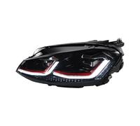 LKRGBXA Car Headlamp Car Styling For VW For Golf 7 LED Headlight For Golf 7.5 For GTI Red All LED 2013-2017 Design Headlights DRL Head Lamp Dynamic Signal Auto Head Lamp(For Halogen)