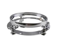 LKRGBXA Car Headlamp For Wrangler For JK For TJ 2007-2016 Mounting Bracket For 7inch LED Headlight Round Ring Headlight Mount Lamp Holder Brackets Head Lamp(Silver 1 piece)