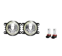 LKRGBXA Fog Light Lamp For Suzuki For Jimny For Grand For Vitara SX4 For Splash For Swift For Alto XL7 Angel Eye Fog Light Car Front Bumper Halo Ring Fog Lamp DRL Fog Light(White and Yellow)