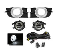 LKRGBXA Fog Light Lamp LED Fog Lamp Headlight Halogen Daylights Car Accessories 12V For Toyota For Wish 2009 2010 2011 2012 Fog Lights Assembly Fog Light(LED Angel White)