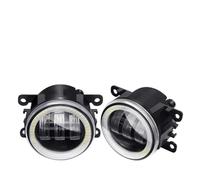 LKRGBXA Fog Lights For Suzuki For Grand For Vitara For Jimny For Swift For SX4 For Splash 2 X Angel Eye Fog Light LED Lens DRL Daytime Running Lamp(White)