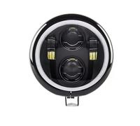LKRGBXA Motorcycle Headlight 5.75 Inch Headlight And Housing Bucket Kit For Dyna For Sportster XL1200 XL883 FXD For Choppers 5-3/4" LED