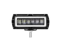 LKRGBXA Motorcycle Headlight Front For Shadow For Suzuki For Lamp 4 Inch Motorcycle Driving Beam Headlamp LED Auxiliary Headlight DRL 6000K White Halo 12V 24V(1piece 5inch Light)