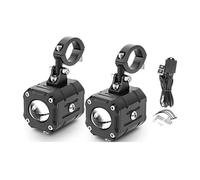 LKRGBXA Motorcycle Headlight Front For SUV For UTV Car Work LIghts Motorcycle LED Headlights Dual Color Hi-Lo Beam For Mini Lens Spotlight Driving Light Fog Lamps 12V 24V(2pcs Black)