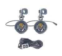 LKRGBXA Motorcycle Headlight Front Motorcycle Headlight Fog Lights Led Auxiliary Driving Light Spotlight Headlamp Dual Color Flasher Farol Moto Lamp