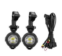 LKRGBXA Motorcycle Headlight Motorcycle Accessories Fog Lights For CRF1100L CRF 1100L CRF1100 L Twin LED Auxiliary Fog Light Driving Lamp(Light and relay)