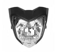 LKRGBXA Motorcycle Headlight Motorcycle Headlight Head Lamp For FZ16 YS150 FZER150 YS 150 Front Light Assy(Black)