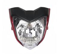 LKRGBXA Motorcycle Headlight Motorcycle Headlight Head Lamp For FZ16 YS150 FZER150 YS 150 Front Light Assy(Red)