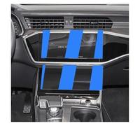 LKRGBXA Navigation Protective Film For A6 For A7 For C8 2019-2025 Tempered Glass Car Navigation Screen Protector Film For Dashboard Monitor Protective Refit