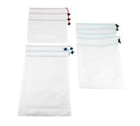 LKRPOUTYR 11Pcs Reu D Bags, Fruit Vegetable Sacks STO, 3 Sizes Transparent e Bags with Dure, Breathable Washable Mesh P for Shop Cam Tl