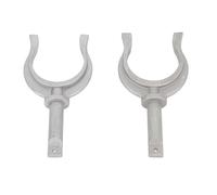 LKRPOUTYR 2Pcs Aluminum Boat Rowlock Socket Bracket, Marine Side Mount Oarlock for Kayak Canoe Yacht, Durable Lightweight 2in Rowing Oar Lock with Rotating Plate No Drill