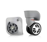 LKSGJSNB Trunk Wheels,Luggage Wheels Replacement, 360 Degree Swivel Luggage Mute Wheel Suitcase Replacement Repair Wheels Parts Spinner (W134# S-Size)(Gray)