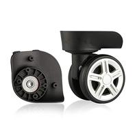 LKSGJSNB Trunk Wheels,Luggage Wheels Replacement, 360 Degree Swivel Luggage Mute Wheel Suitcase Replacement Repair Wheels Parts Spinner (W053#)