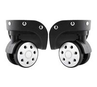 LKSGJSNB Trunk Wheels,Luggage Wheels Replacement, 360 Degree Swivel Luggage Mute Wheel Suitcase Replacement Repair Wheels Parts Spinner (W252#)