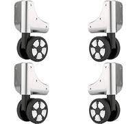 LKSGJSNB Trunk Wheels,Luggage Wheels Replacement, 360 Degree Swivel Luggage Mute Wheel Suitcase Replacement Repair Wheels Parts Spinner (W257#)(2 Pairs)