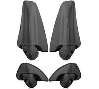 LKSGJSNB Trunk Wheels,Luggage Wheels Replacement, 360 Degree Swivel Mute Repair Replacement Luggage Wheel Suitcase Wheels Parts Spinner (W145#)(Set of 2 Pairs)