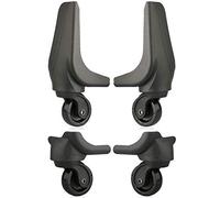 LKSGJSNB Trunk Wheels,Luggage Wheels Replacement, 360 Degree Swivel Mute Repair Replacement Luggage Wheel Suitcase Wheels Parts Spinner (W067#)(Front+Back Wheels (Set of 2 Pairs))
