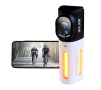 LKT Bike Camera with Tail Light - 2K HDR Cycling Dash Cam, 6 Flash Modes, STARVIS Sensor, 64GB Card Included, Front & Rear Mount, IP66 Waterproof, 7H Battery, Real-Time Monitoring & App Control