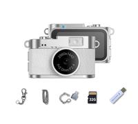 LKT Mini Keychain Camera, 2K Digital Tiny Camera with 32GB Card, Cool Gadgets Video Recorder Collectible Gift for Travel, Party and Vlog