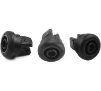 LKTFATD 3pcs Parcel Shelf Strap Hooks Compatible with Nissan Qashqai J10 - Easy to Use Sturdy Black Plastic Strap Hook - Automotive Body and Trim Replacement Parts