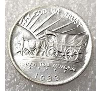 LKTingBax 1933 Rare Morgan Dollars Half-Dollars Old Hobo Coin -American US Old Coin - Uncirculated Hobo Nickel USA Morgan Dollar Coin Type Making Life Easier