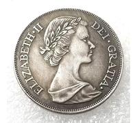 LKTingBax 1953 British Old Coin-UK Old Coins - Uncirculated Hand Carved Commemorative Coin-Great Old United Kingdom Coins-Hobo Nickel Occasion Coin Making Life Easier