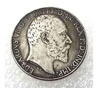 LKTingBax Antique 1905 British Florin-Edward VII Old Coin-UK Old Coin-Commemorative Coin-Great England Coins-Discover History of UK Coins Making Life Easier