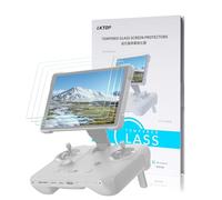 LKTOP 3 Pack RC Pro 2 Screen Protector for DJI Mavic 4 Pro Controller Accessories HD Tempered Glass Film for DJI Mavic4 Pro Drone, Ultra HD 9H Hardness, Anti Scratch Bubble, with Installation Tool
