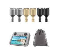 LKTOP 3 Pairs Mini 3/Mini 3 Pro/Mini 4 Pro/Air 3/Air 2S/Mavic 3/Mavic 3 Pro/Mavic 3 Classic Remote Controller Sticks for DJI / Joystick Rocker Replacement Accessories (Gray, Gold, Black)