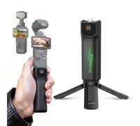 LKTOP Pocket 3/4 Battery Handle+Tripod for DJI Osmo Pocket 3/4, Xtra Muse Accessories, 5000mAh Fast Charger 22.5W Portable Power Stick Grips, 6hr Battery Life (Charging Time: 35 min Camera,80min Self）