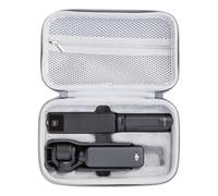 LKTOP Pocket 3 Carrying Case Xtra Muse Bag, Compatible with DJI Osmo Pocket3/Xtra Muse Camera Accessories, PU Portable Case Protective Hard Storage Bag for DJI OP3 Creator Combo with Wrist (9×5×3 in)