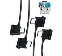 LKTOP RC-N1/N2 Remote Controller Cable for DJI Mavic 3/3 Classic, Air 3/2/2S, Mini 2/2 SE/3 Pro, 90 Degree Data Cord Accessories (Standard Micro-USB Connector)