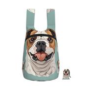 LKTPSKQRY 16L Ultra Hiking Backpack Lightweight Packable Backpack Funny English Bulldog Foldable Daypack for Men & Women